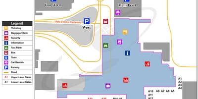 میلان linate نقشہ