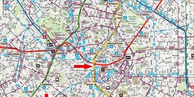 میلان navigli نقشہ