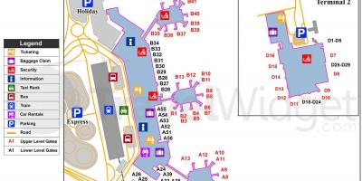 نقشہ کے ملاپ کے ہوائی اڈوں اور ٹرین سٹیشنوں