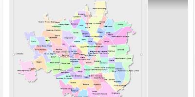 نقشہ کے ملاپ کے اضلاع